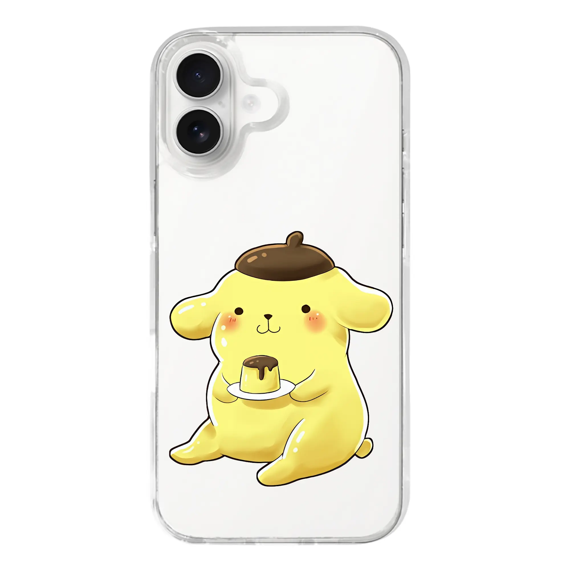 サンリオ グッズ,ポムポムプリン - iPhone 17シリーズ 透明スマホケース – 薄型・耐衝撃・精密フィット保護カバー